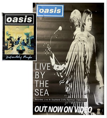 Lot 141 - Two original 'Oasis' promotional posters.