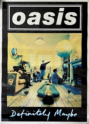 Lot 141 - Two original 'Oasis' promotional posters.