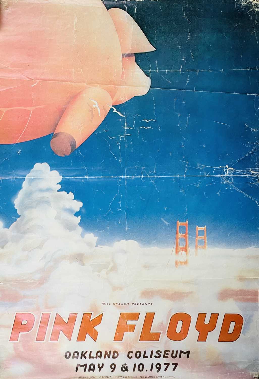 Lot 148 - A 'Pink Floyd' concert poster designed by Randy Tuten.