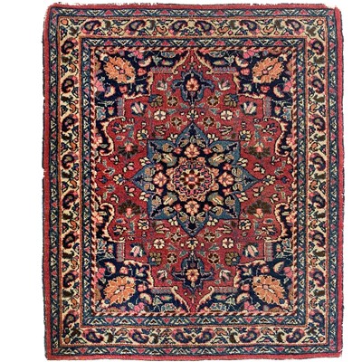 Lot 208 - A Meshad rug, South East Persia.