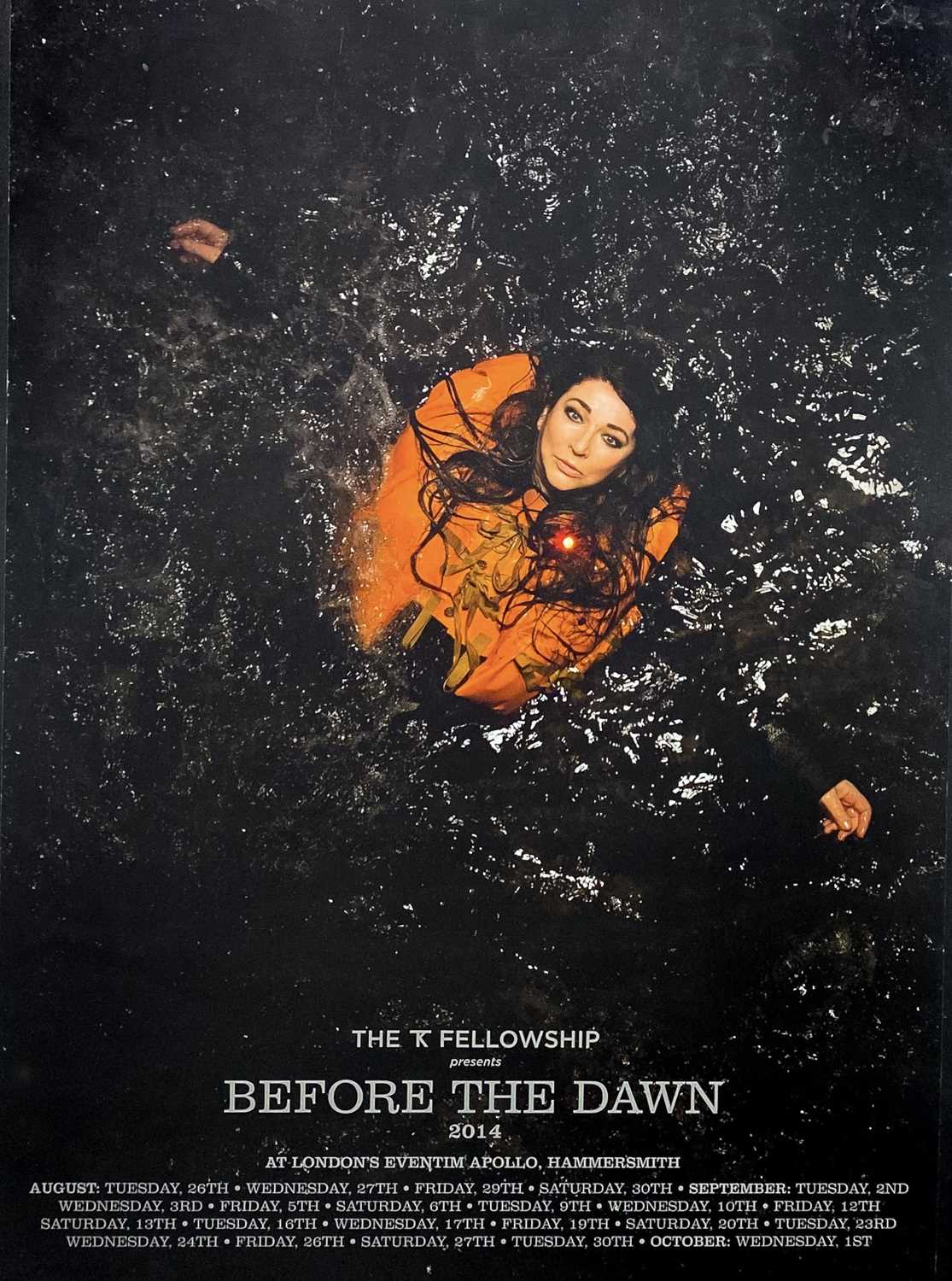 Lot 183 - A rare original Kate Bush promotional poster.