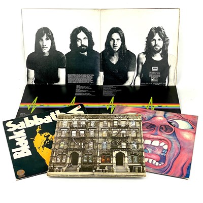 Lot 51 - Five classic rock albums. 12" vinyl long players.