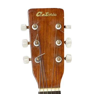 Lot 83 - A vintage Antoria acoustic guitar.