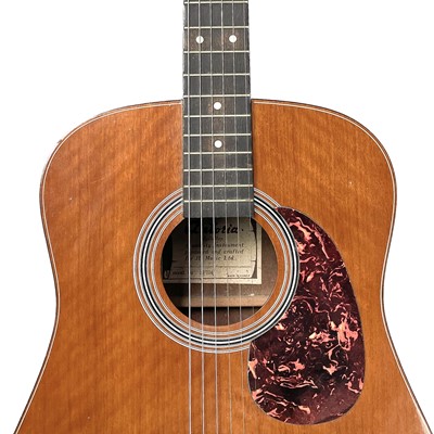 Lot 83 - A vintage Antoria acoustic guitar.