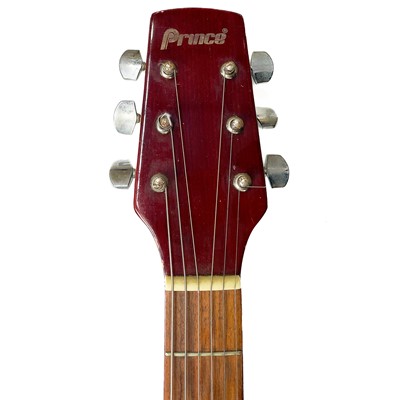 Lot 95 - A vintage Prince WJ-750 acoustic guitar.