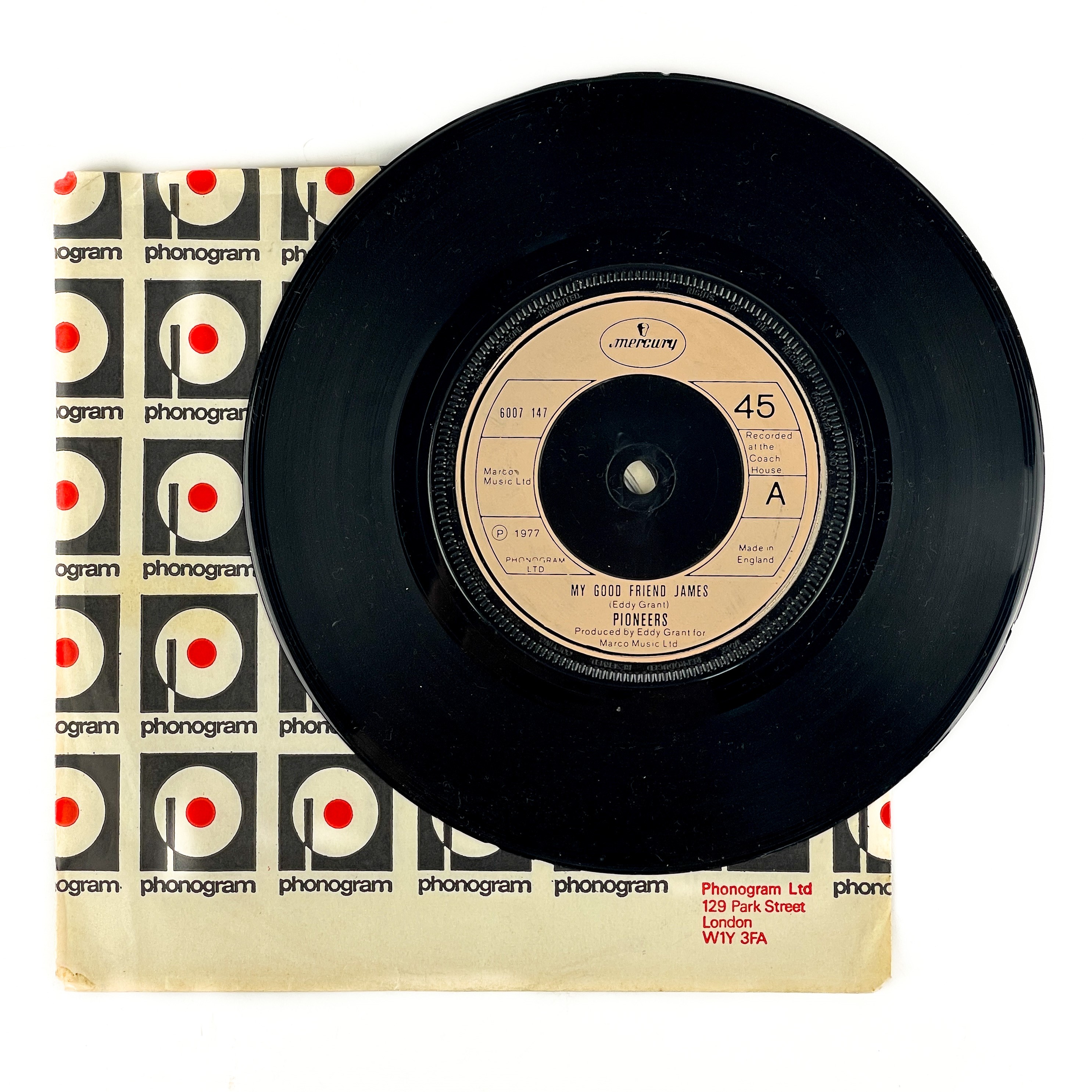 Lot 56 - Pioneers. 'My Good Friend James,' 7