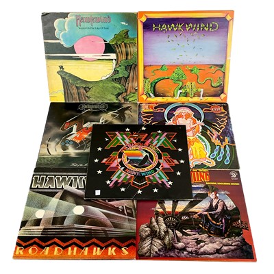 Lot 53 - Hawkwind. A collection of eleven 12" albums.