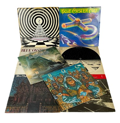 Lot 48 - Blue Oyster Cult. Seven 12" albums.