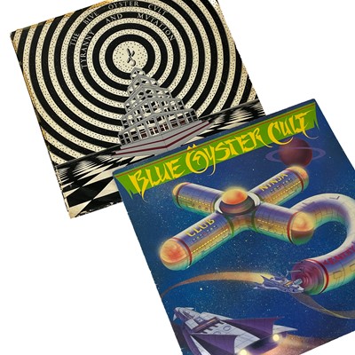 Lot 48 - Blue Oyster Cult. Seven 12" albums.