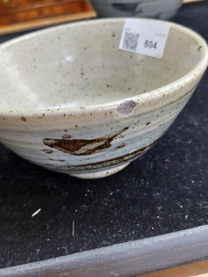 Lot 804 - Three Leach pottery stoneware Z bowls.