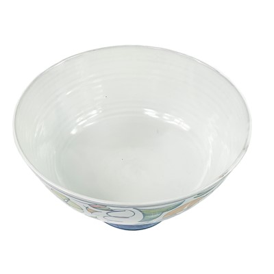 Lot 425 - A Julian Bellmont Aldermaston pottery large circular footed tureen and cover.
