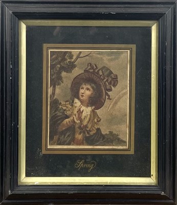 Lot 1403 - A set of Georgian prints.