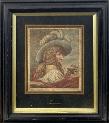 Lot 1403 - A set of Georgian prints.