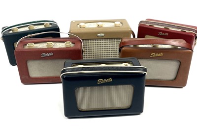 Lot 249 - A collection of vintage 'Roberts' radios.