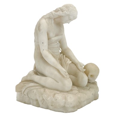 Lot 65 - A 19th century Italian alabaster figure.