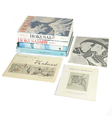 Lot 508 - Hokusai interest. Seven works.