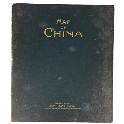 Lot 629 - China interest. Two early 20th century maps and an atlas.