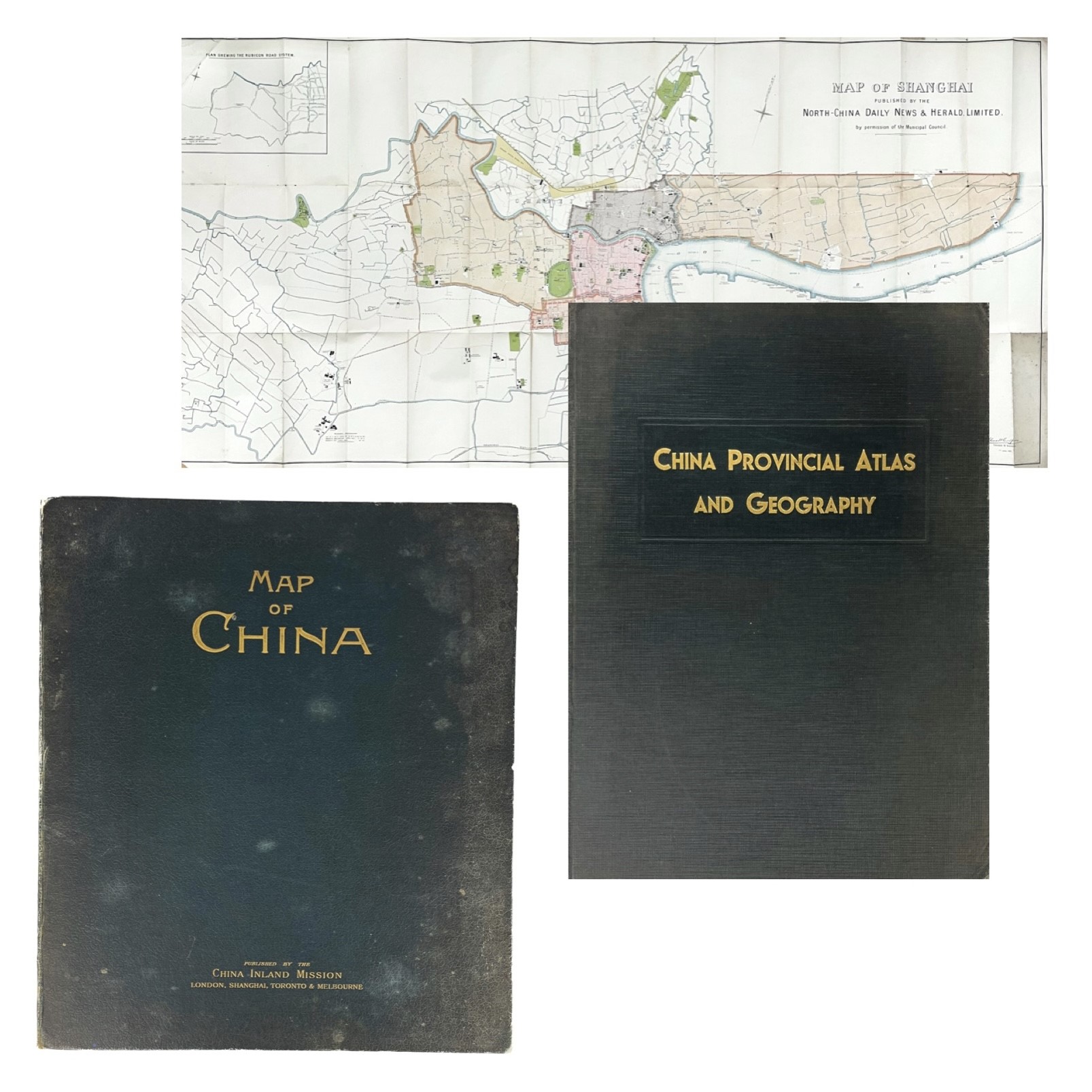 Lot 629 - China interest. Two early 20th century maps