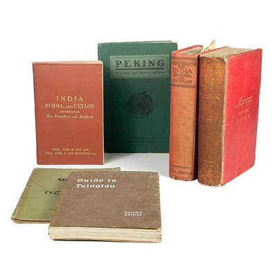 Lot 631 - Six early 20th century travel guides used by W. A. B. Leach.