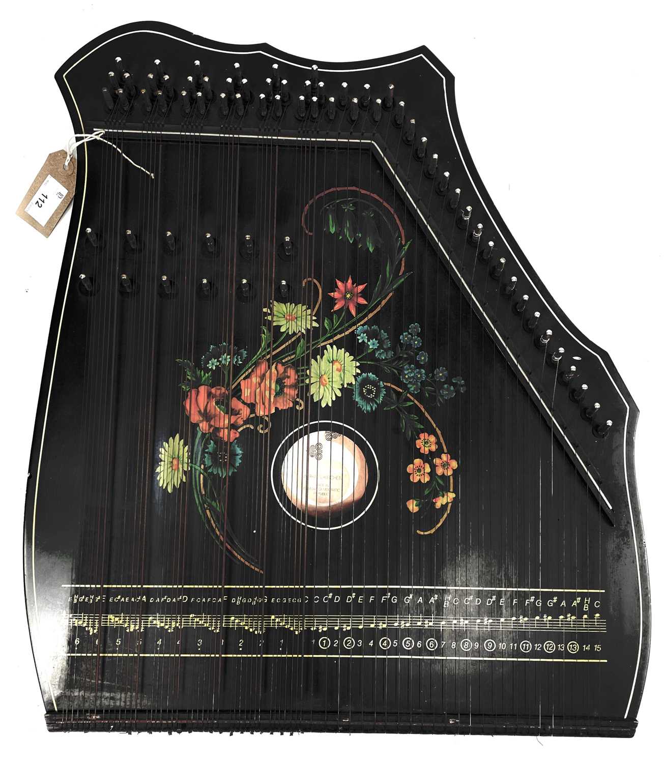 Lot 112 - A rare Musima Markneukirchen zither.