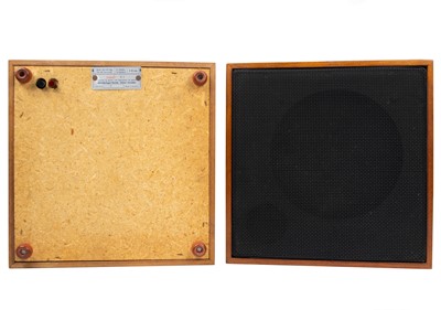 Lot 282 - A rare pair of Sonab V-1 speakers.