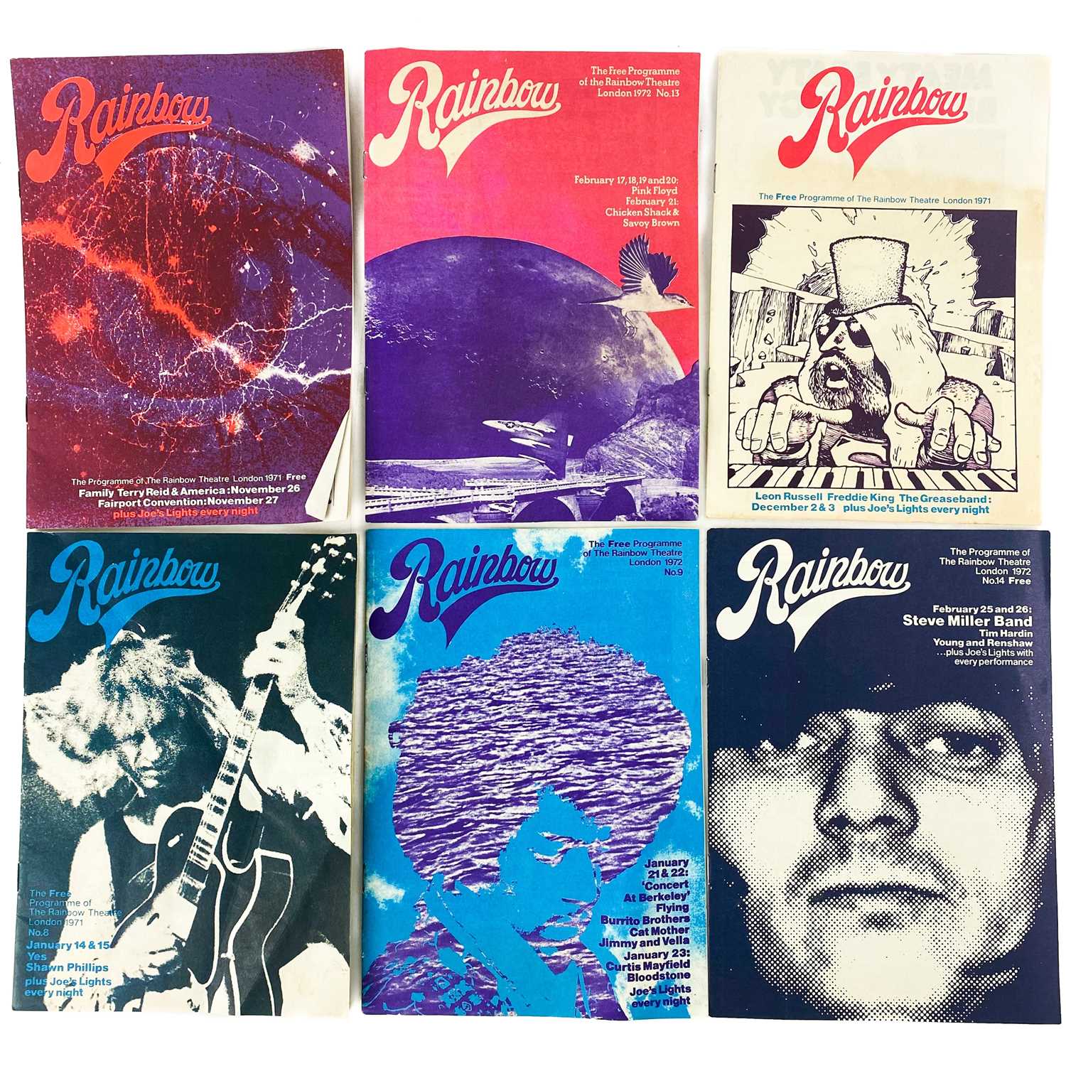 Lot 159 - Rainbow Theatre programmes.