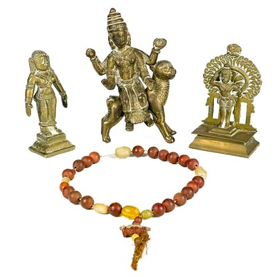 Lot 114 - An Indian bronze temple toy, early 20th century