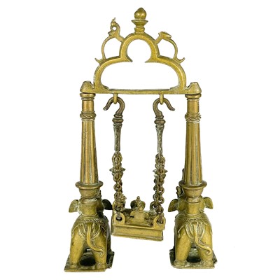 Lot 114 - An Indian bronze temple toy, early 20th century