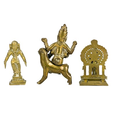 Lot 114 - An Indian bronze temple toy, early 20th century