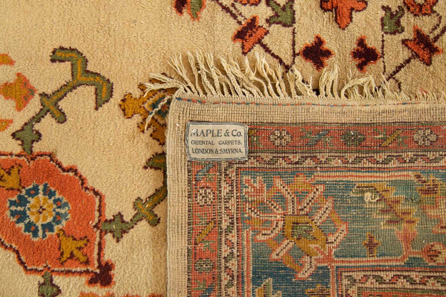 Lot 218 A Turkish Ushak carpet, circa 1920