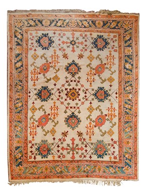 Lot 218 - A Turkish Ushak carpet, circa 1920