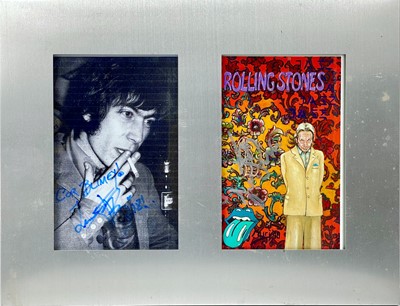 Lot 139 - Signed Charlie Watts.