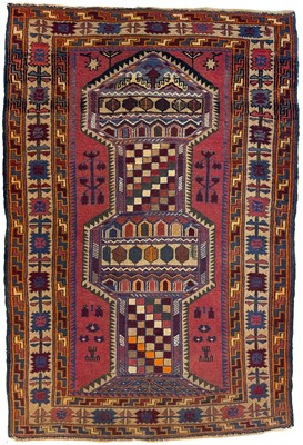 Lot 21 - A Belouch rug, mid-late 20th century.