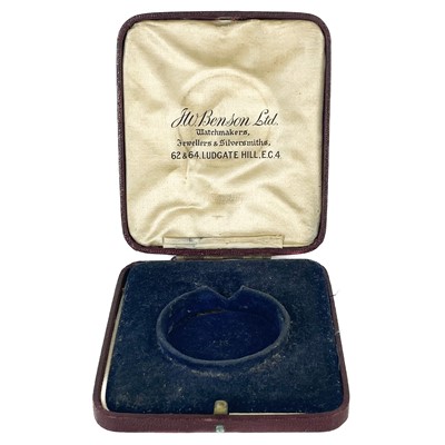 Lot 60 - A J. W. Benson Ltd retail pocket watch box.