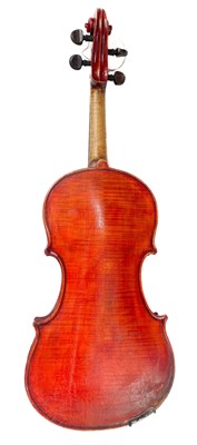 Lot 118 - Two cased violins with bows.