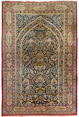 Lot 220 - A Ghom carpet, Central Persia, circa 1940.