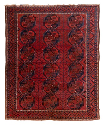 Lot 221 - An Afghan Ersari carpet, circa 1900.