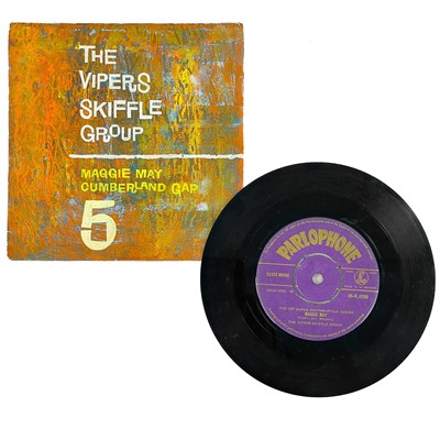 Lot 12 - The Vipers Skiffle Group, Cumberland Gap/Maggie May 7" single.