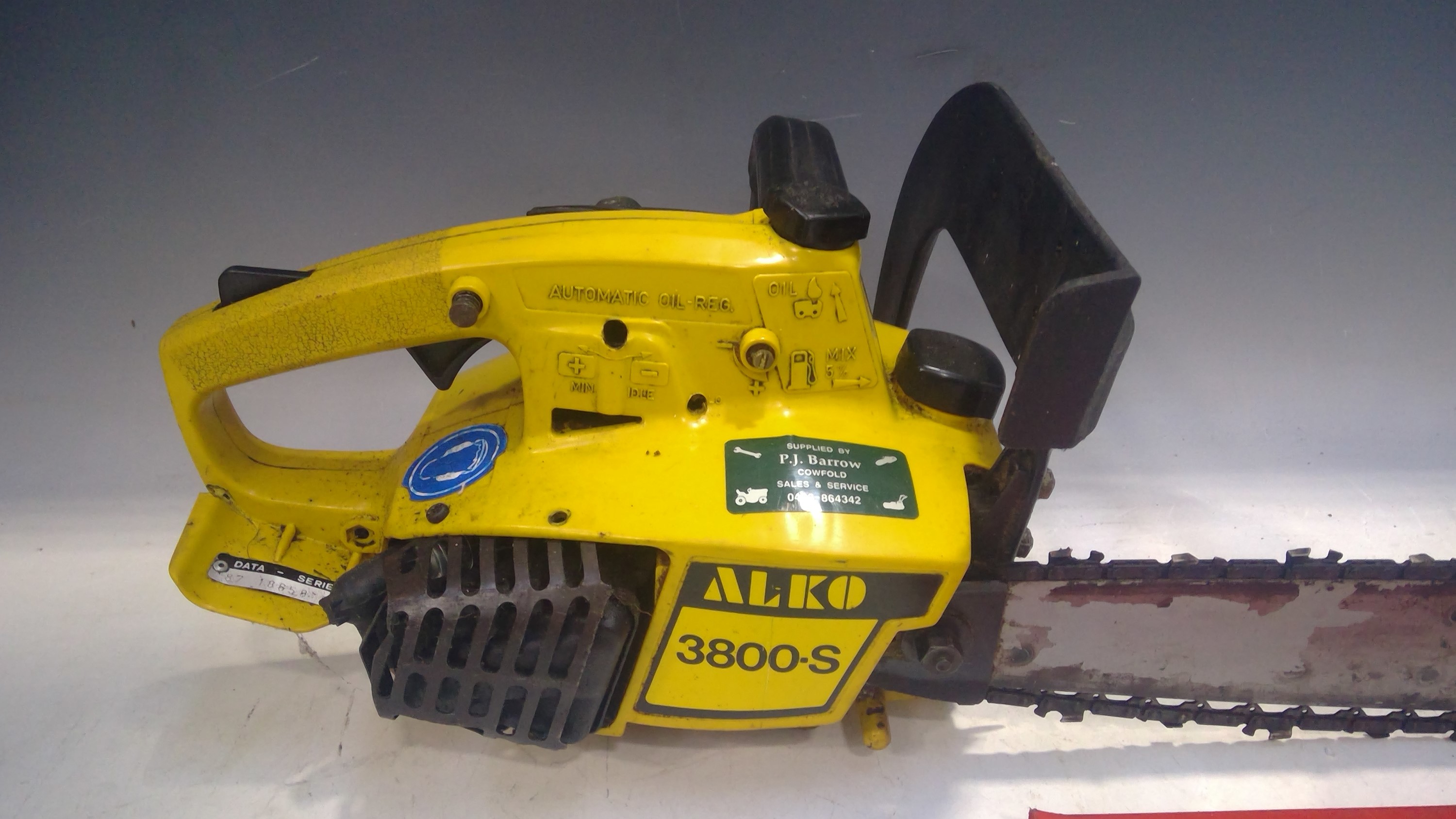 Lot 40 An ALKO international Chainsaw. Model 3800S