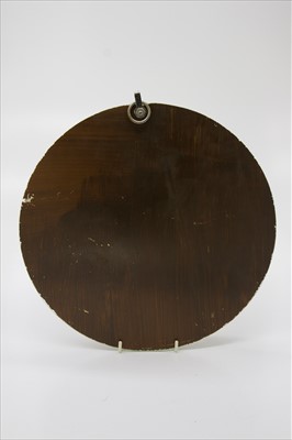 Lot 278 - A mid 20th century circular diorama plaque,...