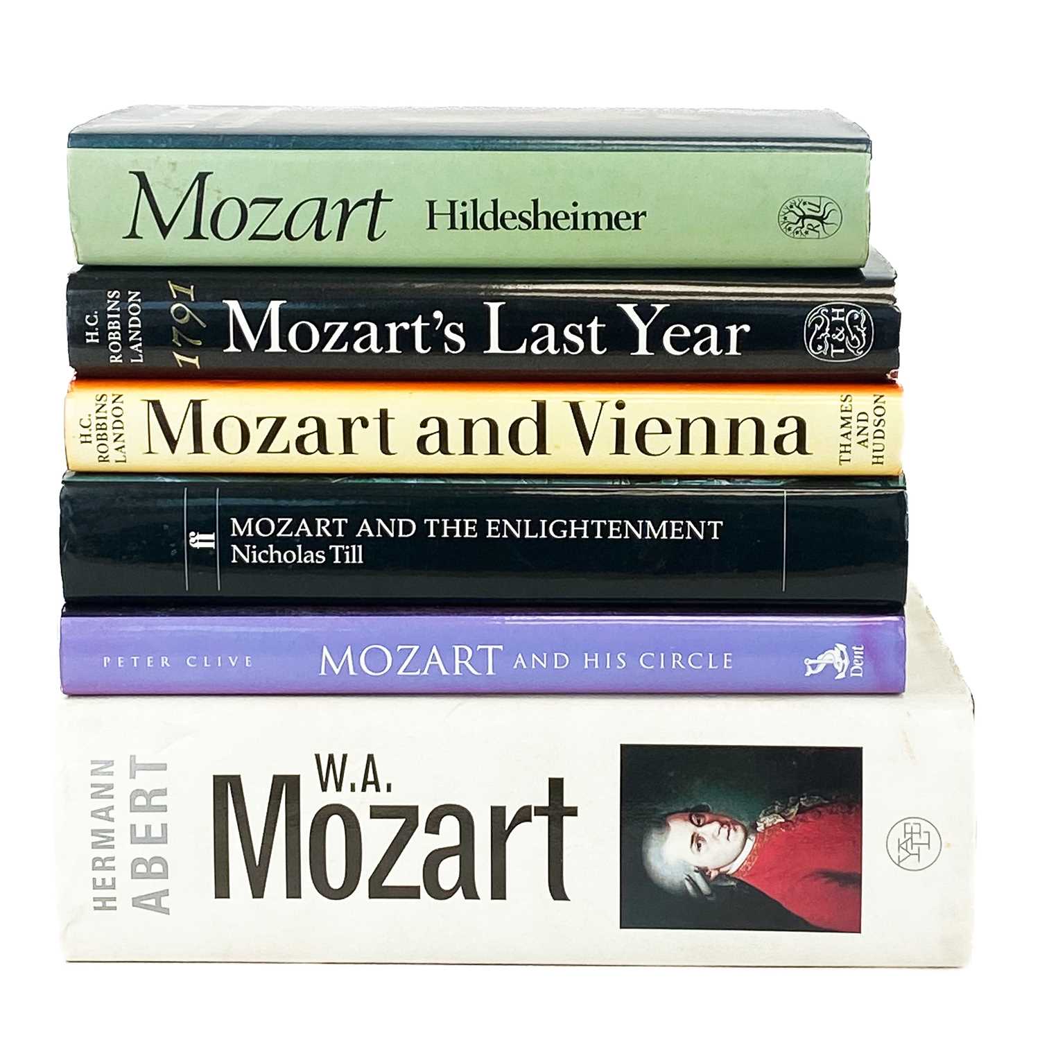 Lot 152 - Six books on Mozart.