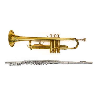 Lot 111 - A vintage B & M Champion trumpet.