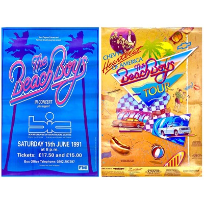 Lot 171 - Two original Beach Boys concert posters.