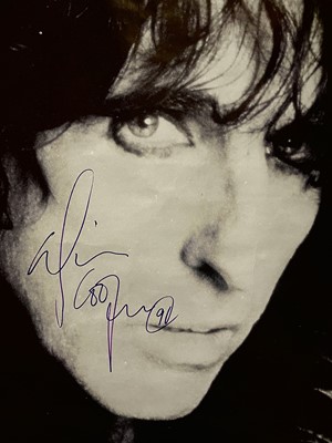 Lot 90 - Signed Alice Cooper.