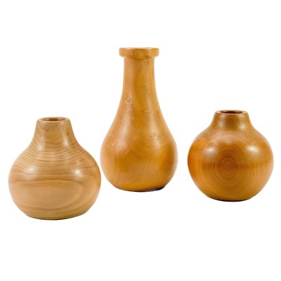 Lot 120 - Paul JOWETT. Three turned small vases.