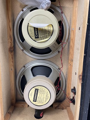 Lot 297 - Vintage Celestion G12H creamback and greyback speakers.