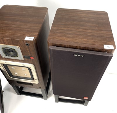 Lot 298 - A pair of Sony APM-22ES speakers.