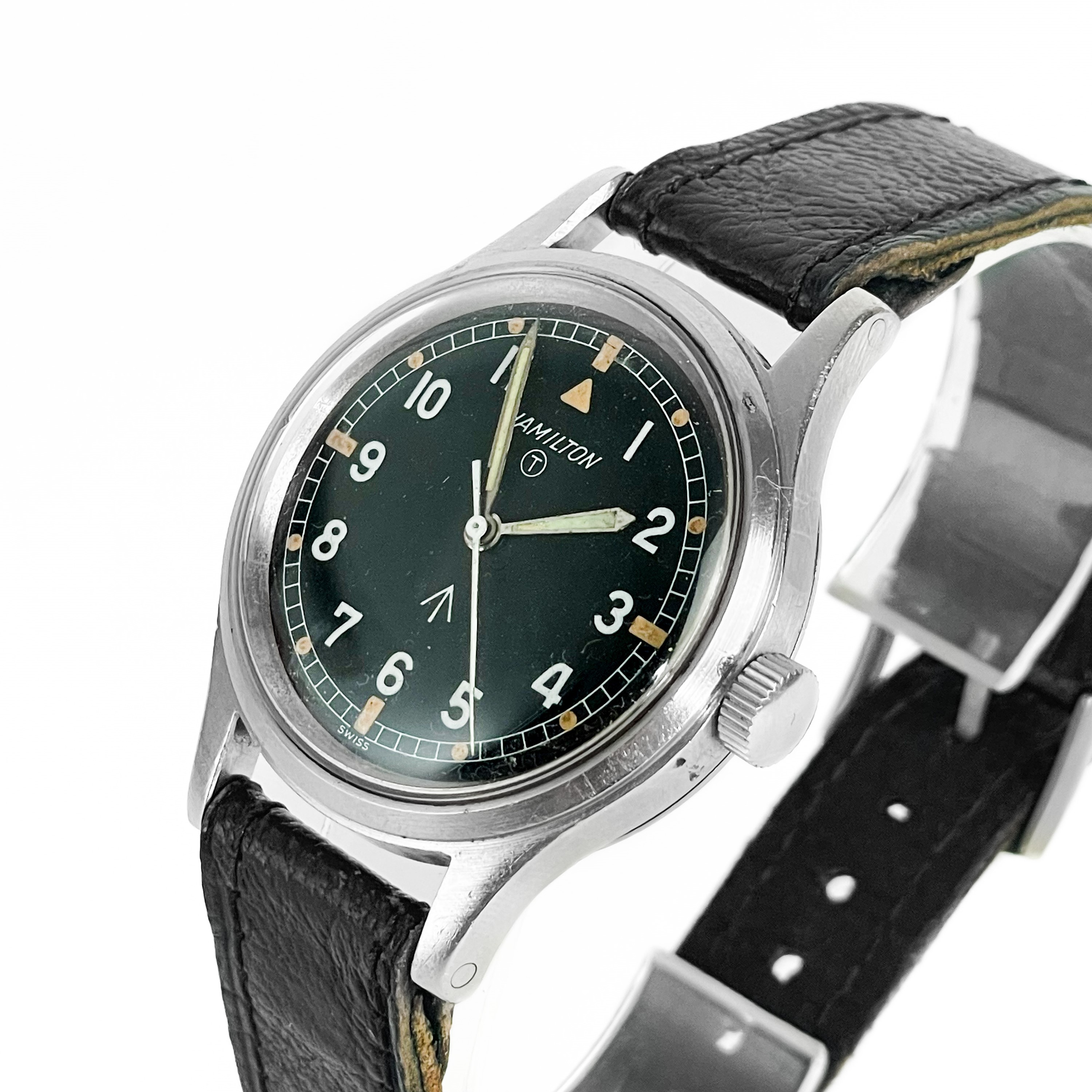 Lot 109 - A Hamilton 1960's military issue manual wind