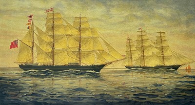 Lot 162 - A maritime painting of the ship Oleander.