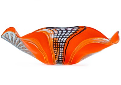 Lot 443 - Luca Vidal Murano art glass bowl.